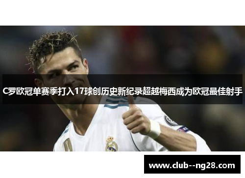C罗欧冠单赛季打入17球创历史新纪录超越梅西成为欧冠最佳射手